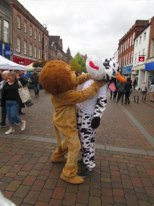 Roary and Cow has a minor disagreement